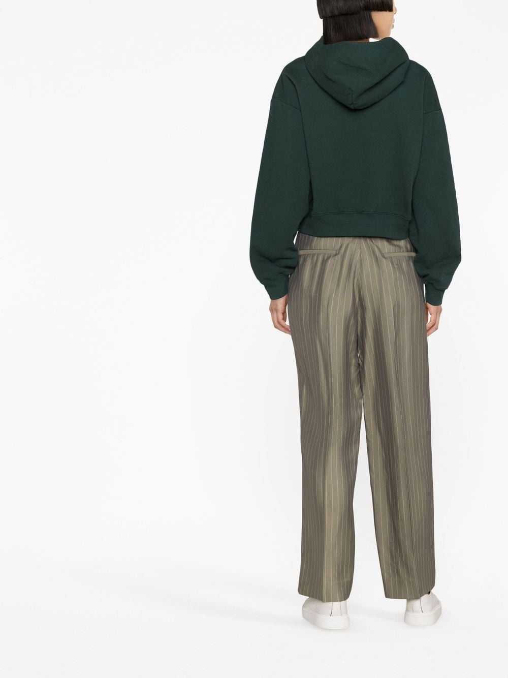 Health cropped cotton hoodie - 4