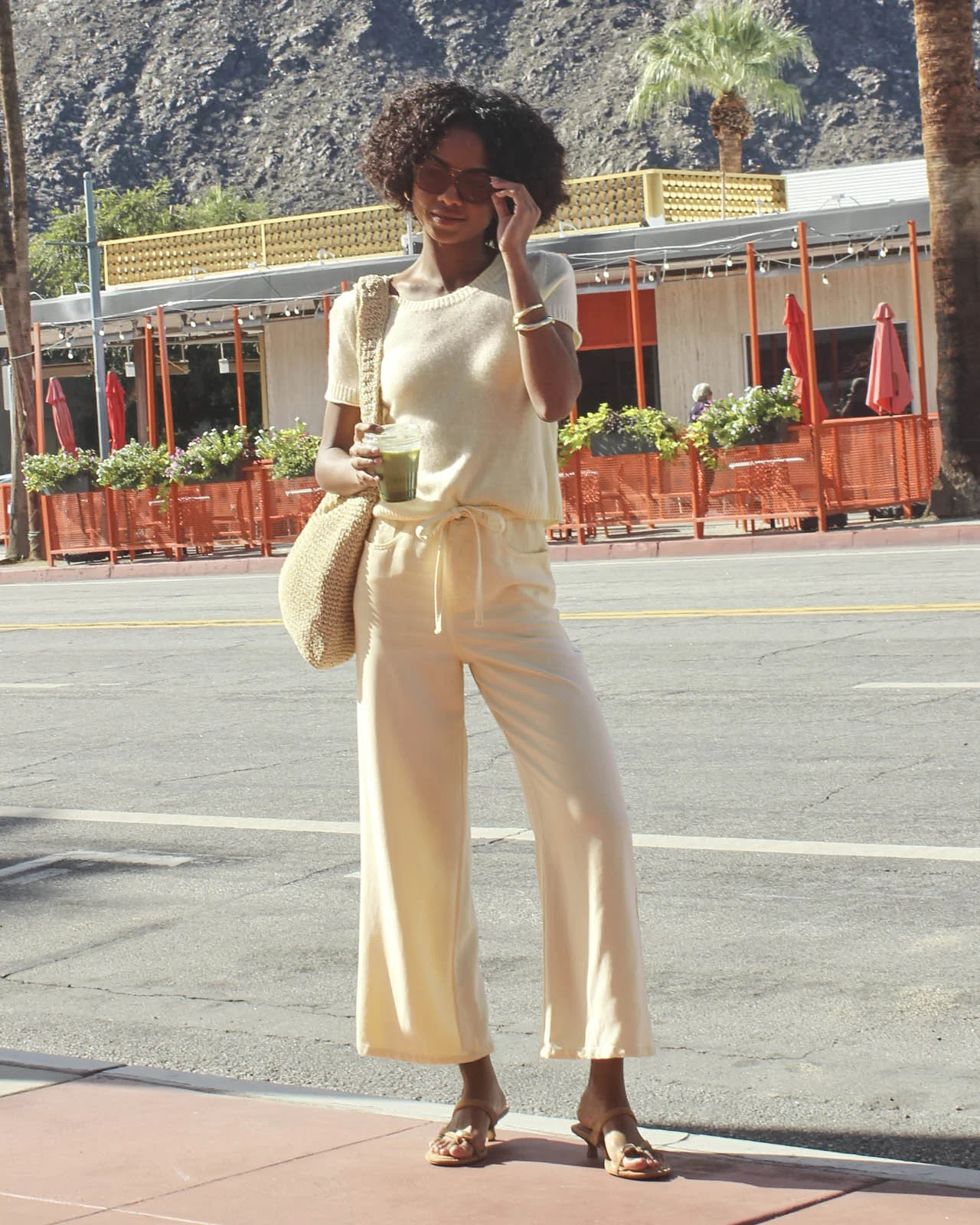 Lounge Denim Crop Pant - 1