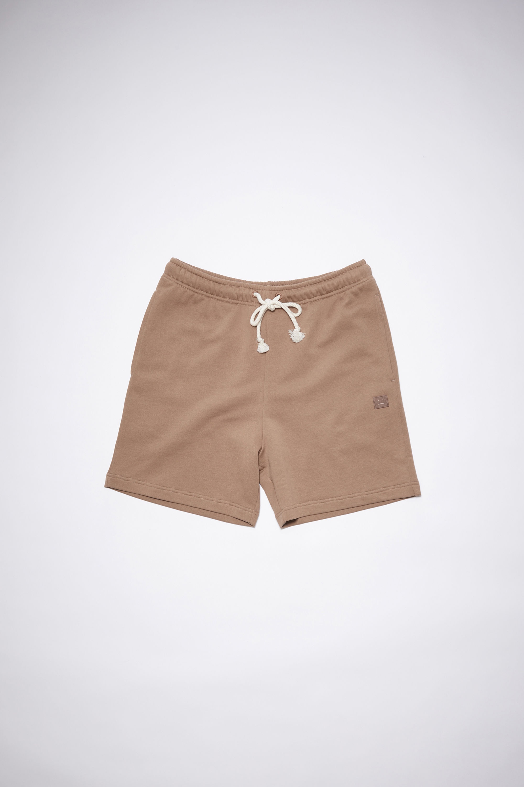 Fleece sweat shorts - Cardinal brown - 1