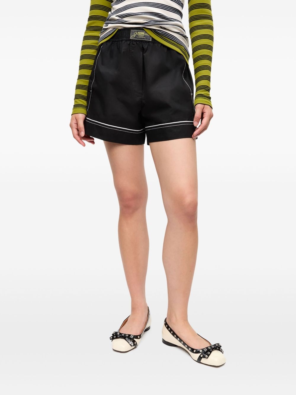 logo-patch shorts - 4