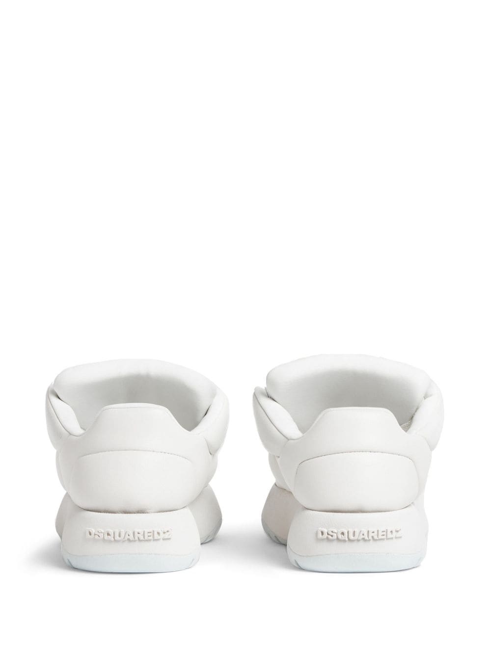 inflated-effect low-top sneakers - 3