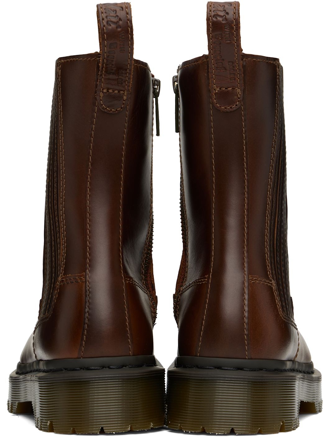 Brown Amaaya Lo Leather Boots - 2