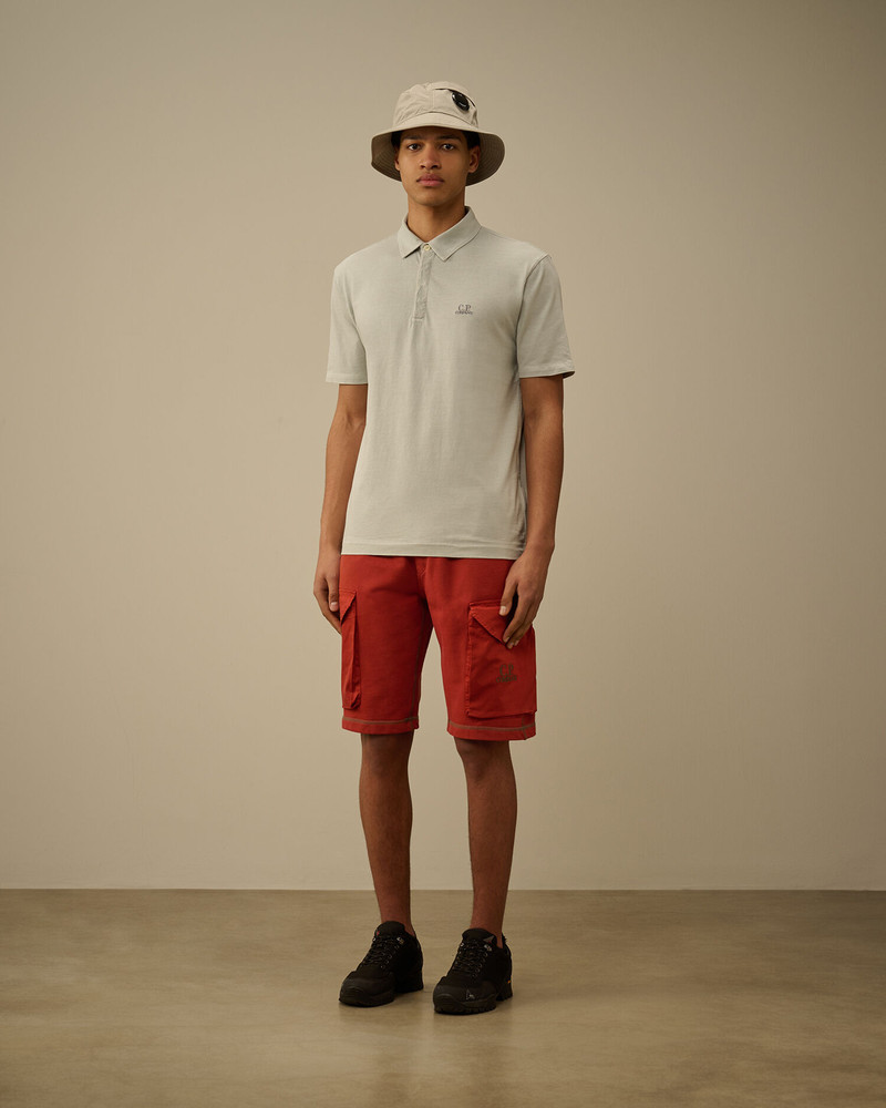 C.P. Company 1020 Jersey Logo Polo outlook