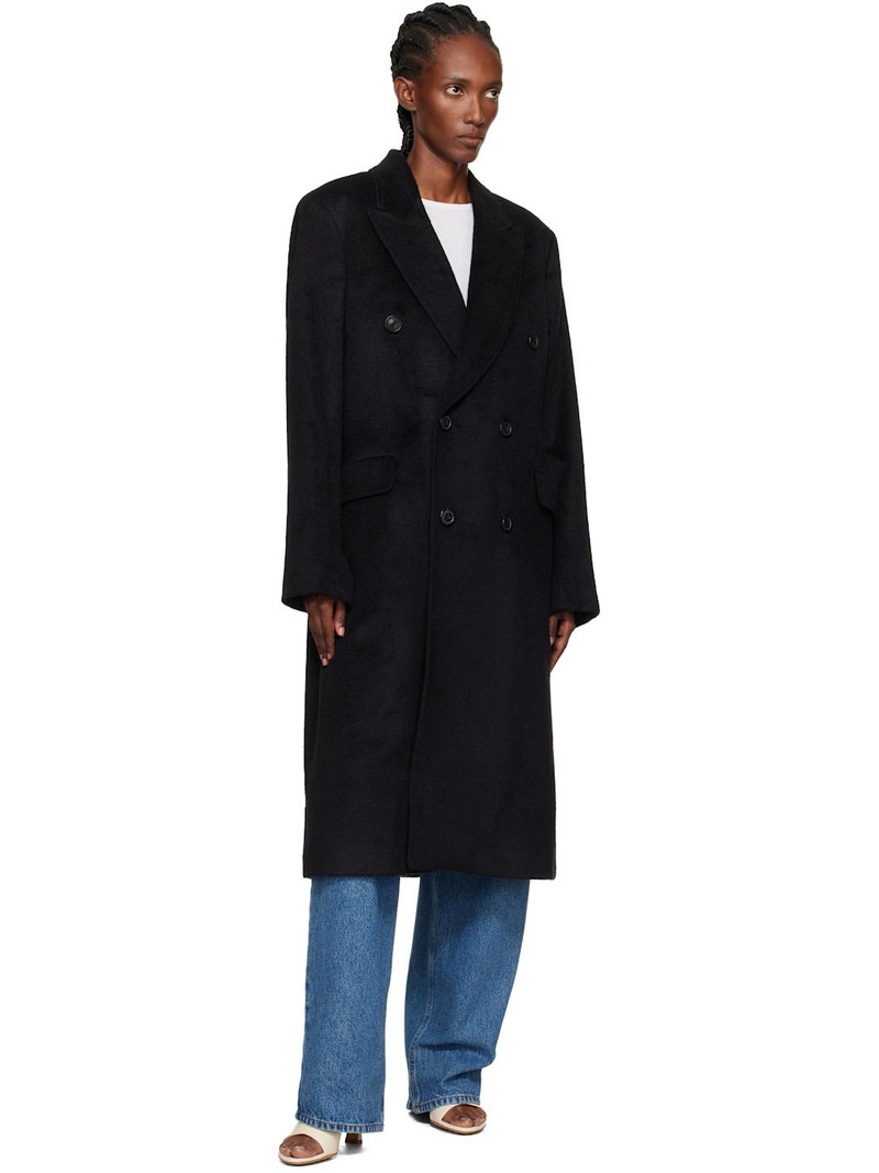 Our Legacy Black Whale Coat outlook