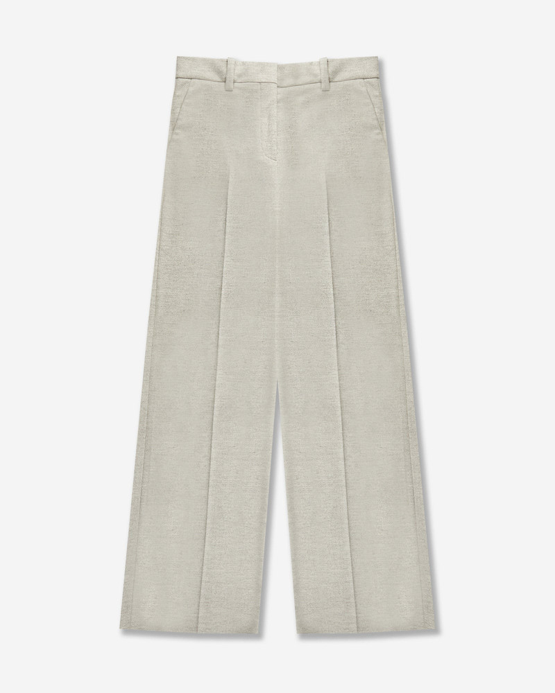Regular fit trousers in stretch flannel 1