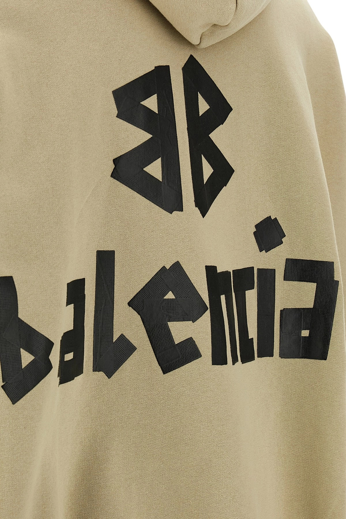 'Ripped Pocket Tape Type' hoodie - 5