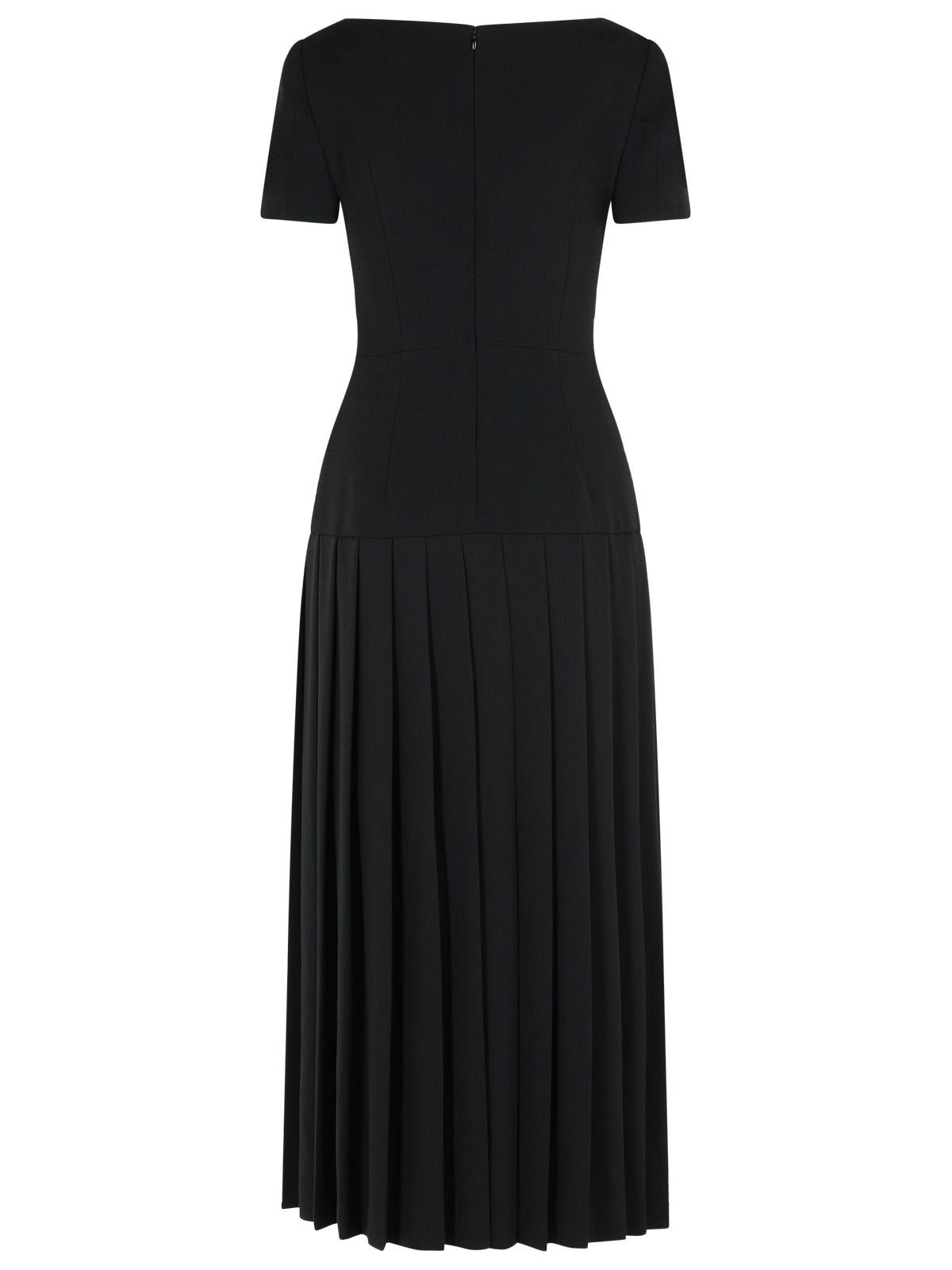 Alessandra Rich Black Virgin Wool Dress Women - 3