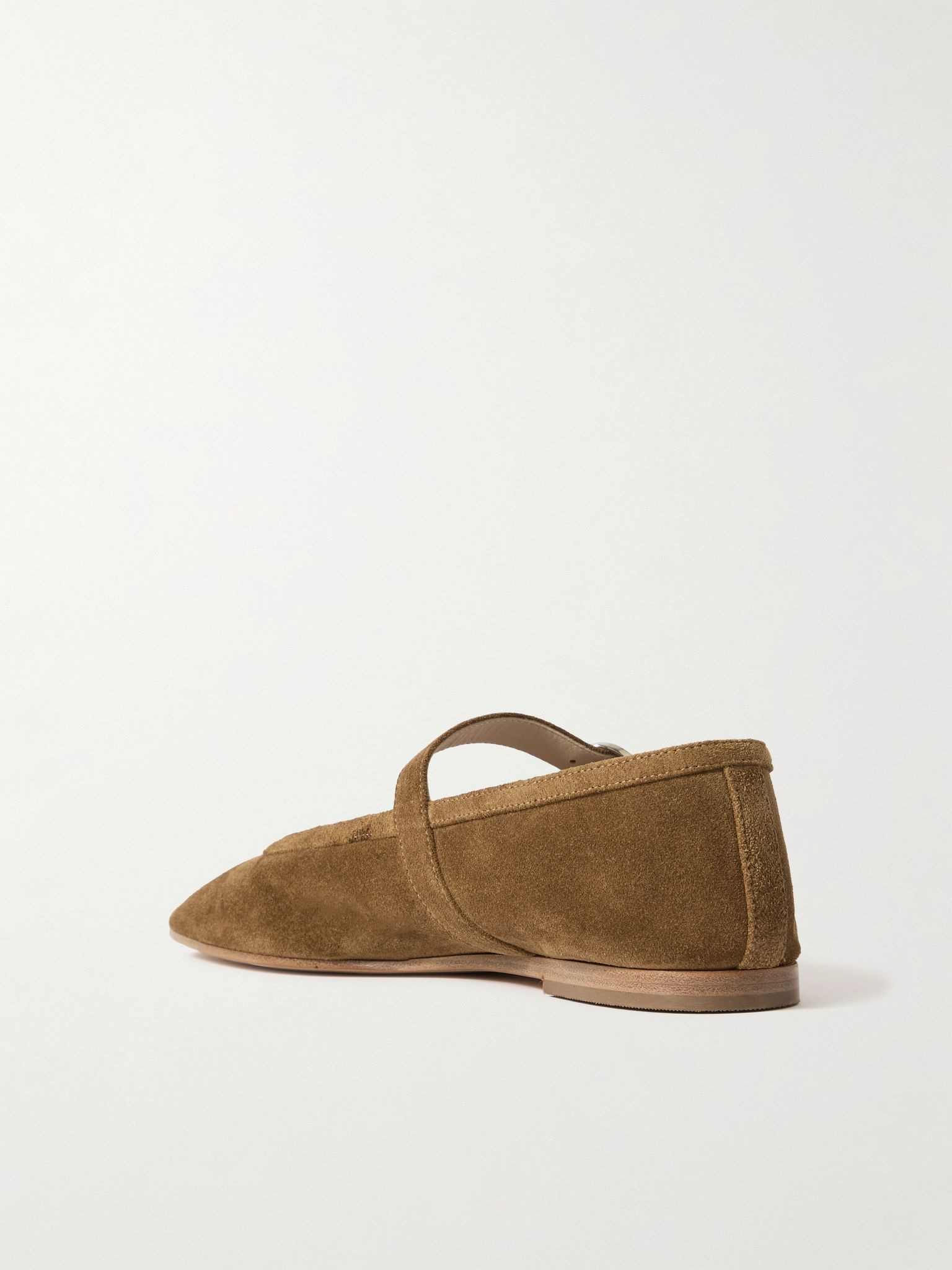 Suede Mary Jane ballet flats Tan - 3