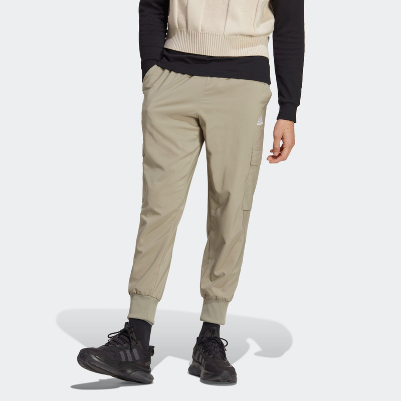 adidas adidas Essentials Cargo Ankle-Length Pants 'Tan' HA4352 outlook