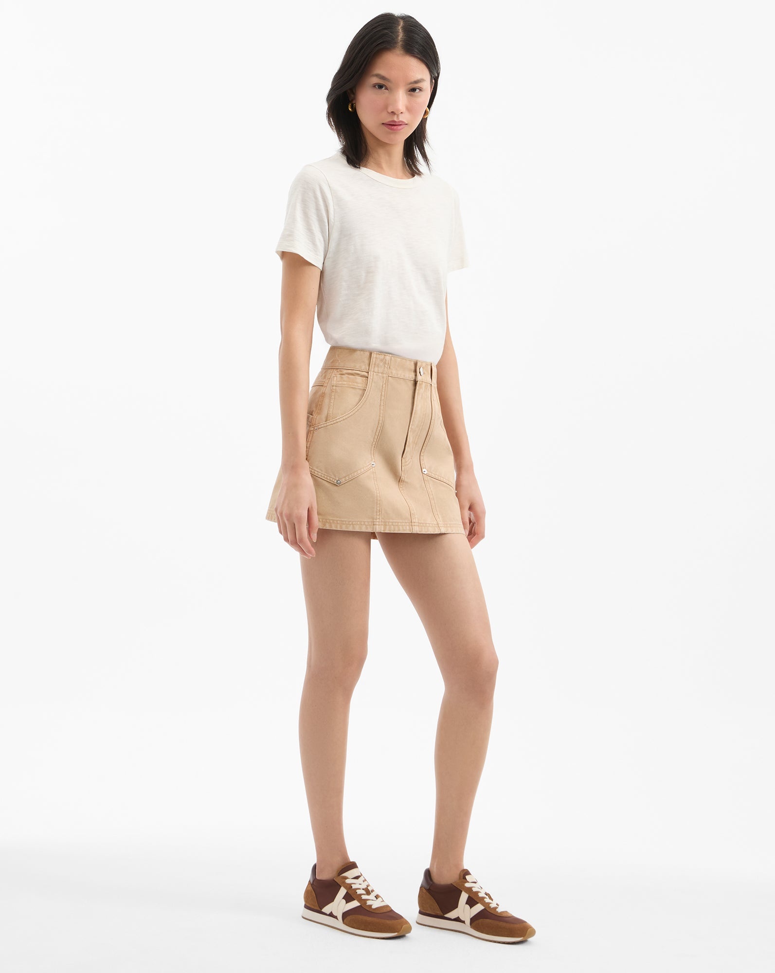 STELENE DENIM SKIRT - 4
