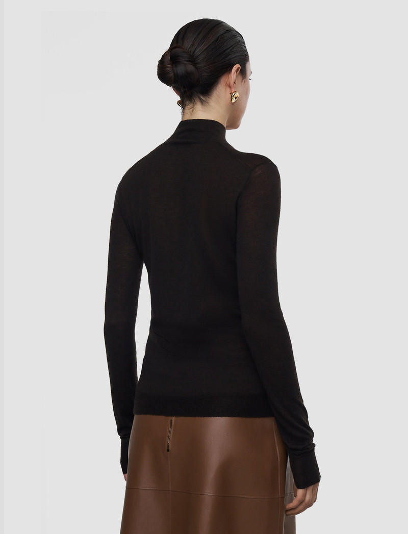 JOSEPH Cashair High Neck Jumper outlook