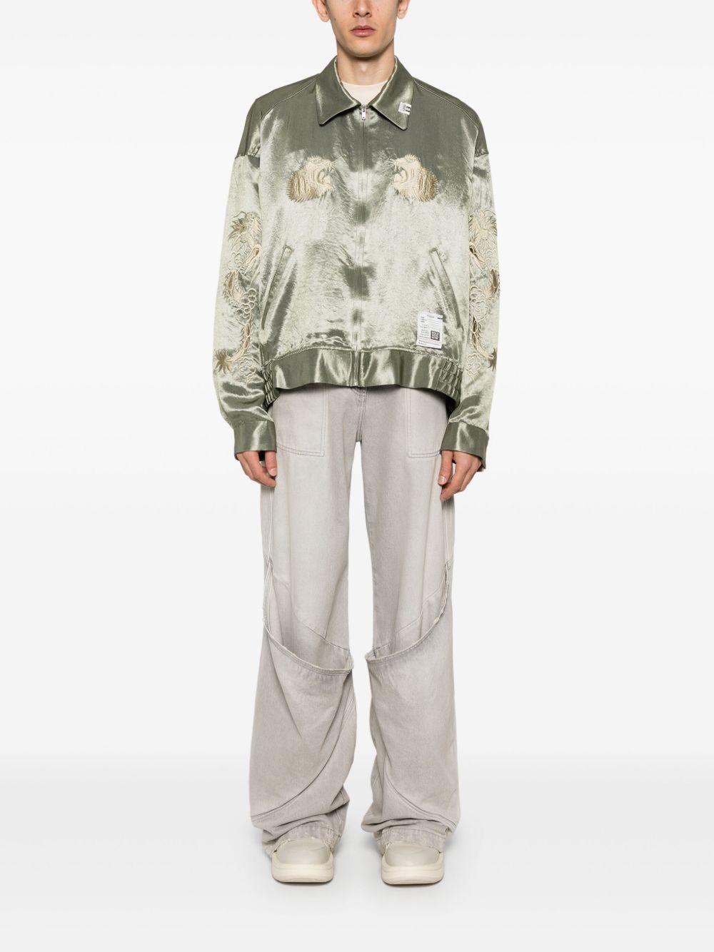 embroidered bomber jacket - 2