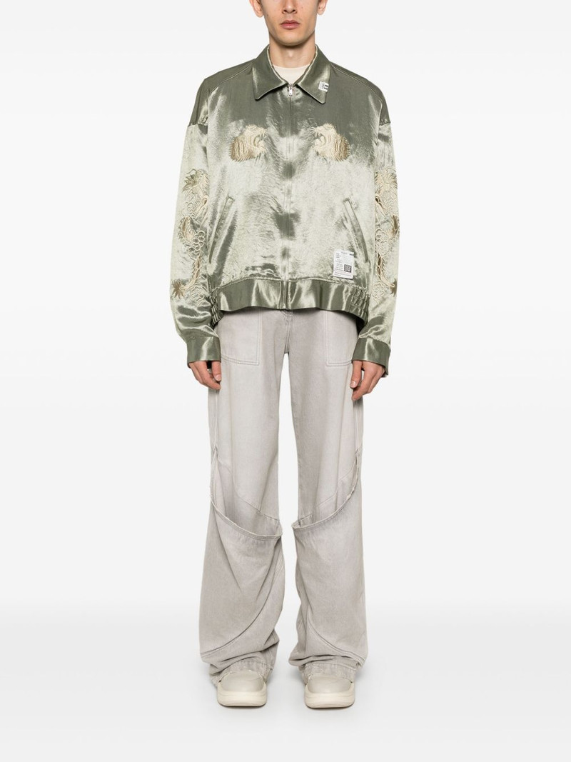 Maison MIHARAYASUHIRO embroidered bomber jacket outlook