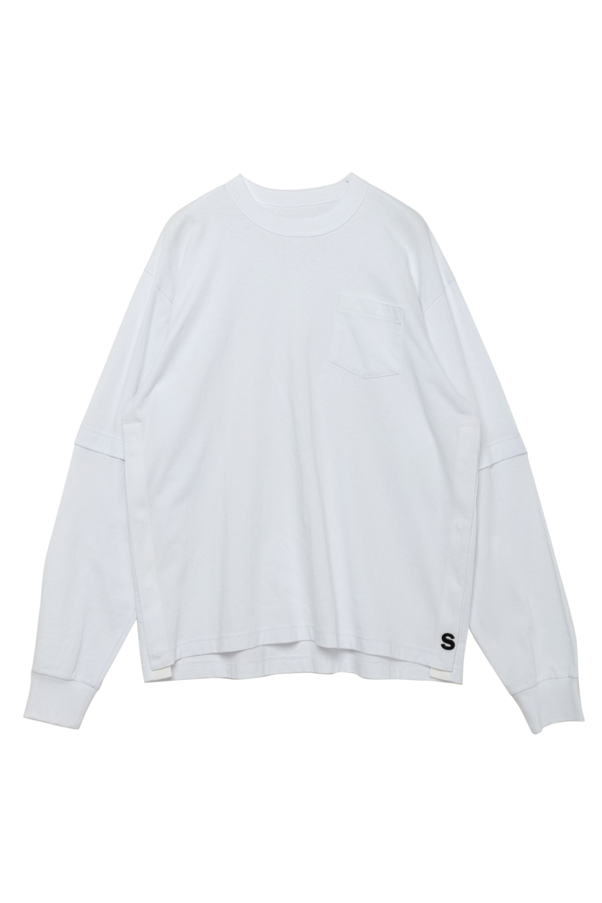 sacai 国内買付 Cotton Jersey L/S T-shirt sacai サカイ s Cotton Jersey L/S T-Shirt