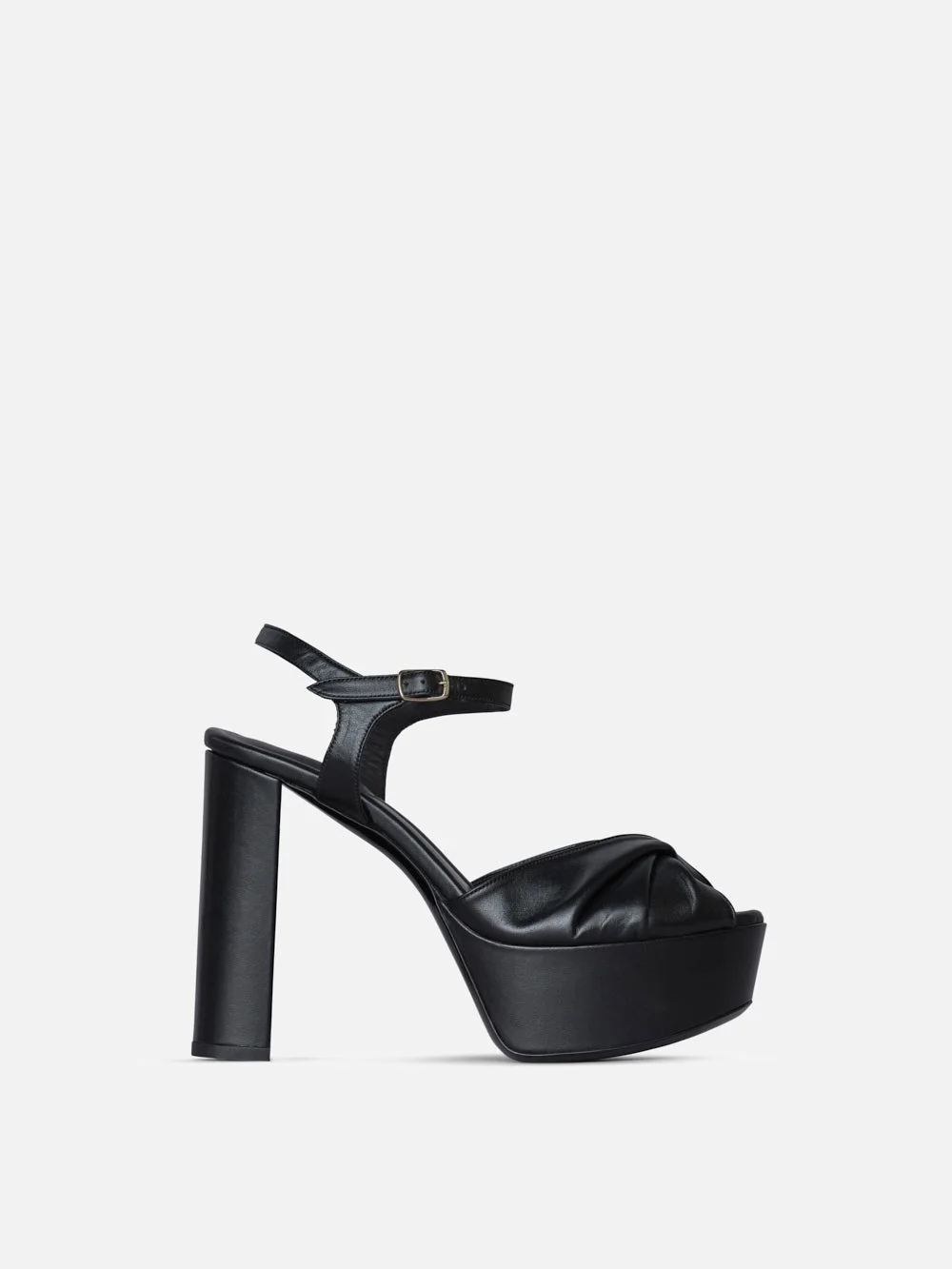 Camille Platform Heel in Black - 1