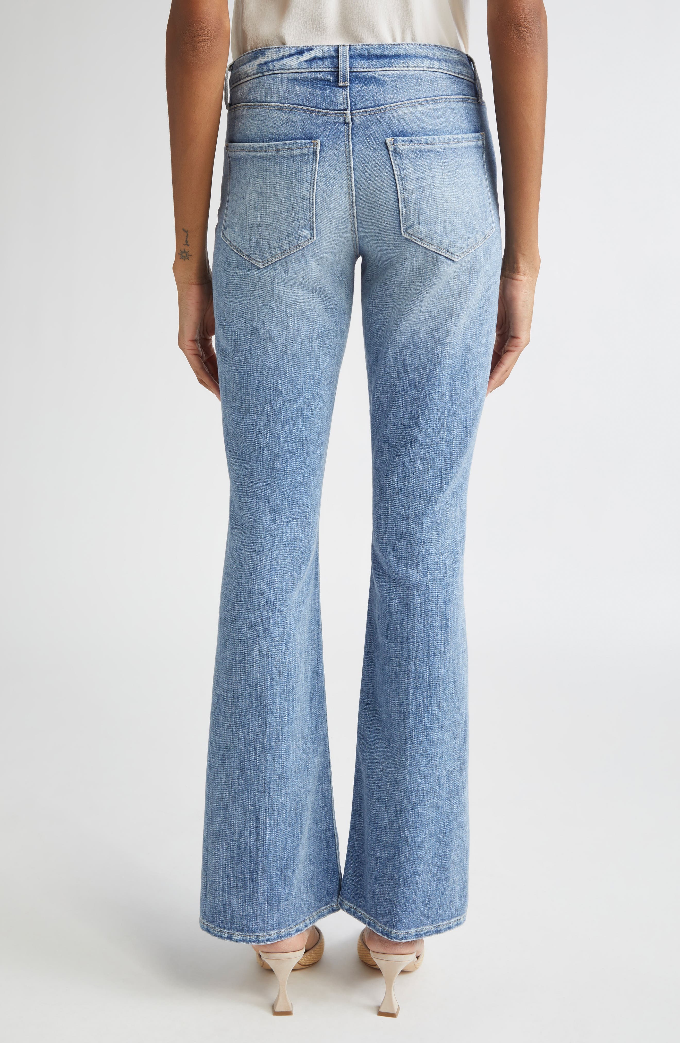 L'AGENCE Cara Low Rise Bootcut Jeans in Ibarra at Nordstrom - 3