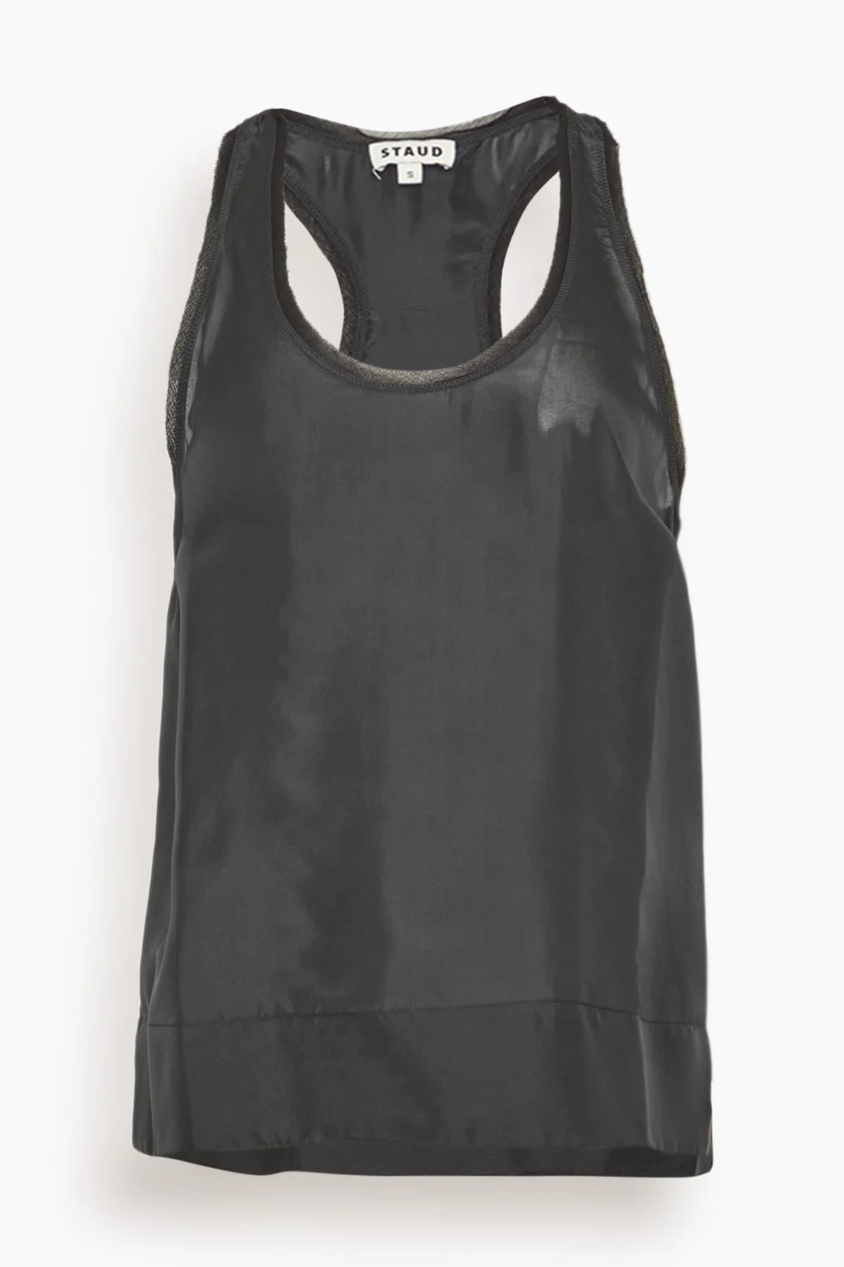 Lynelle Silk Tank in Black - 1