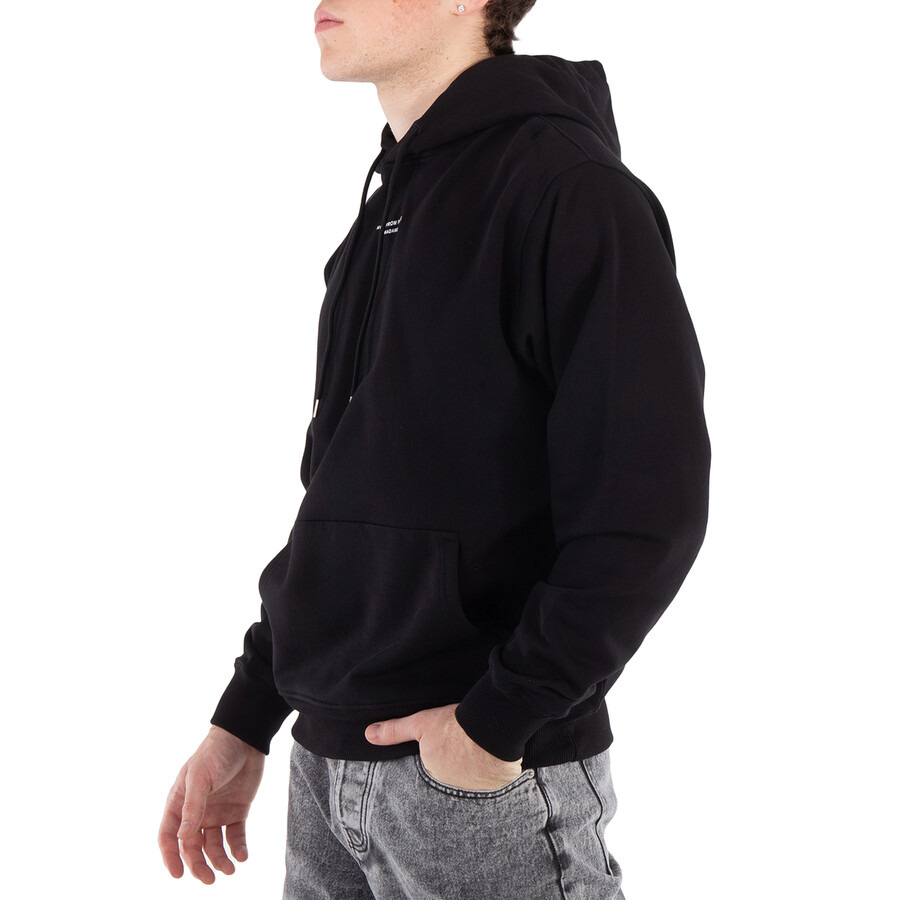 Drole De Monsieur Men's Black Slogan Classique Le Hoodie - 2