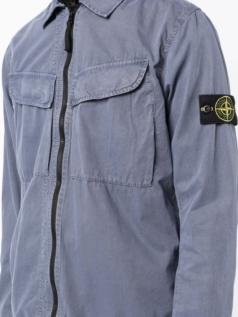 flap-pocket lightweight jacket - 5