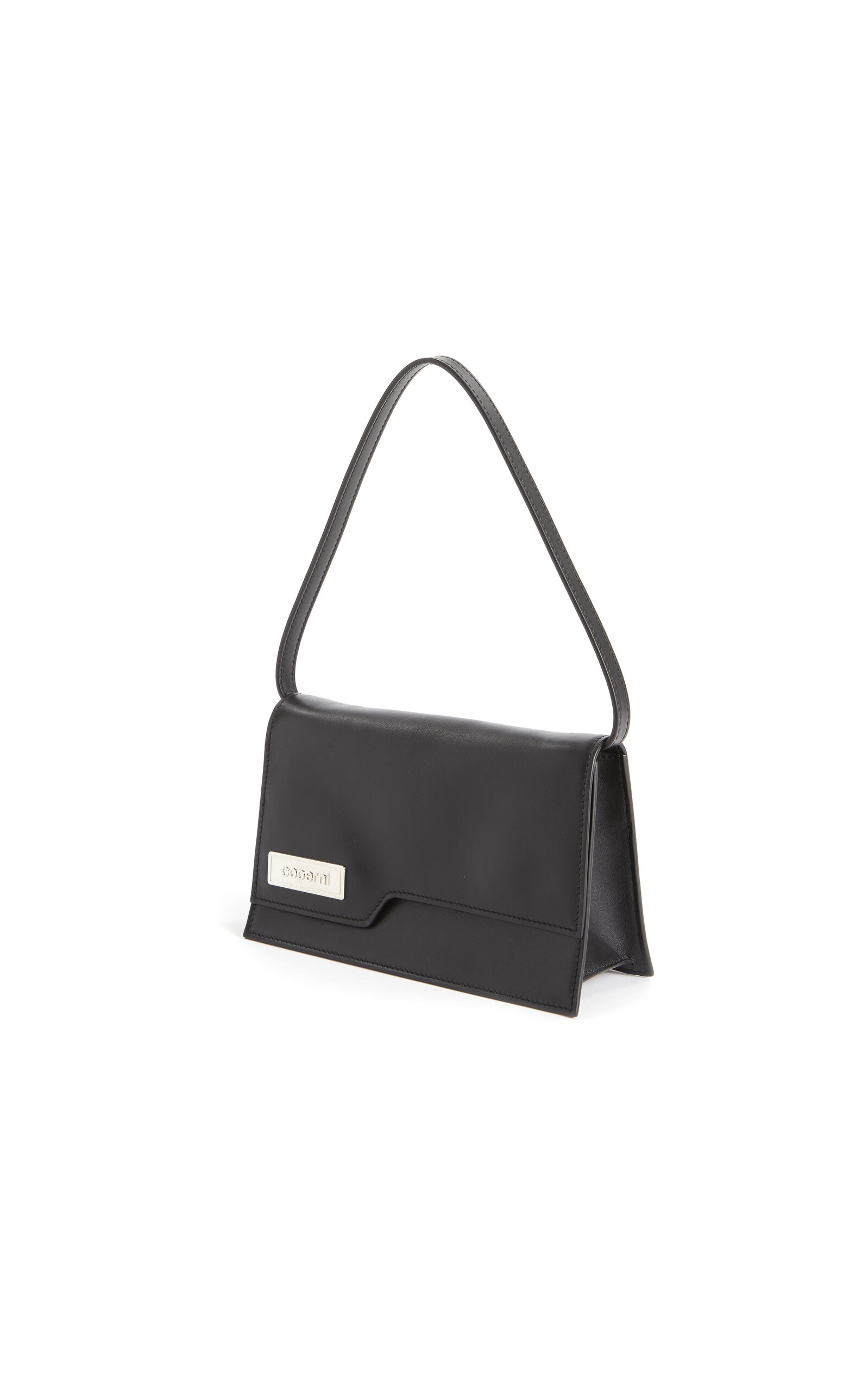 Mini Leather Flap Bag black - 5