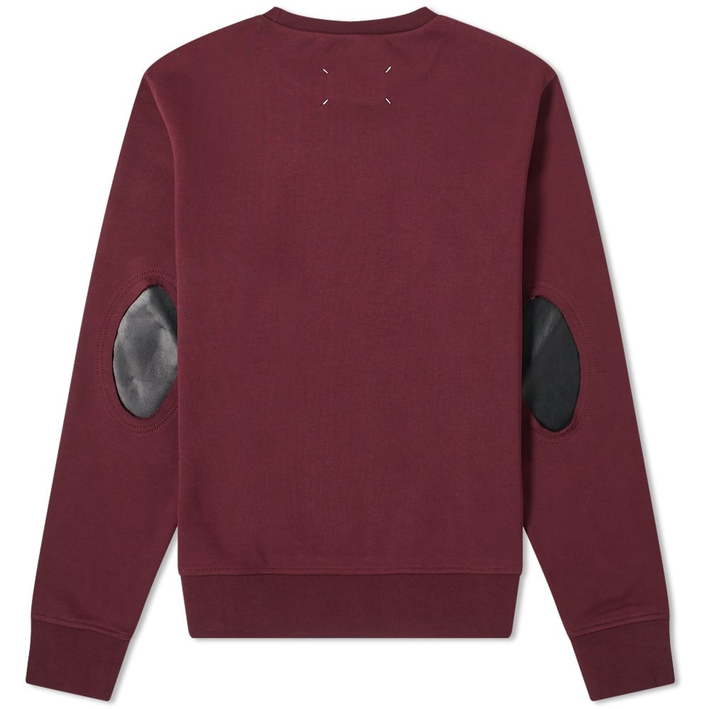 Maison Margiela 14 Leather Elbow Patch Crew Sweat - 2