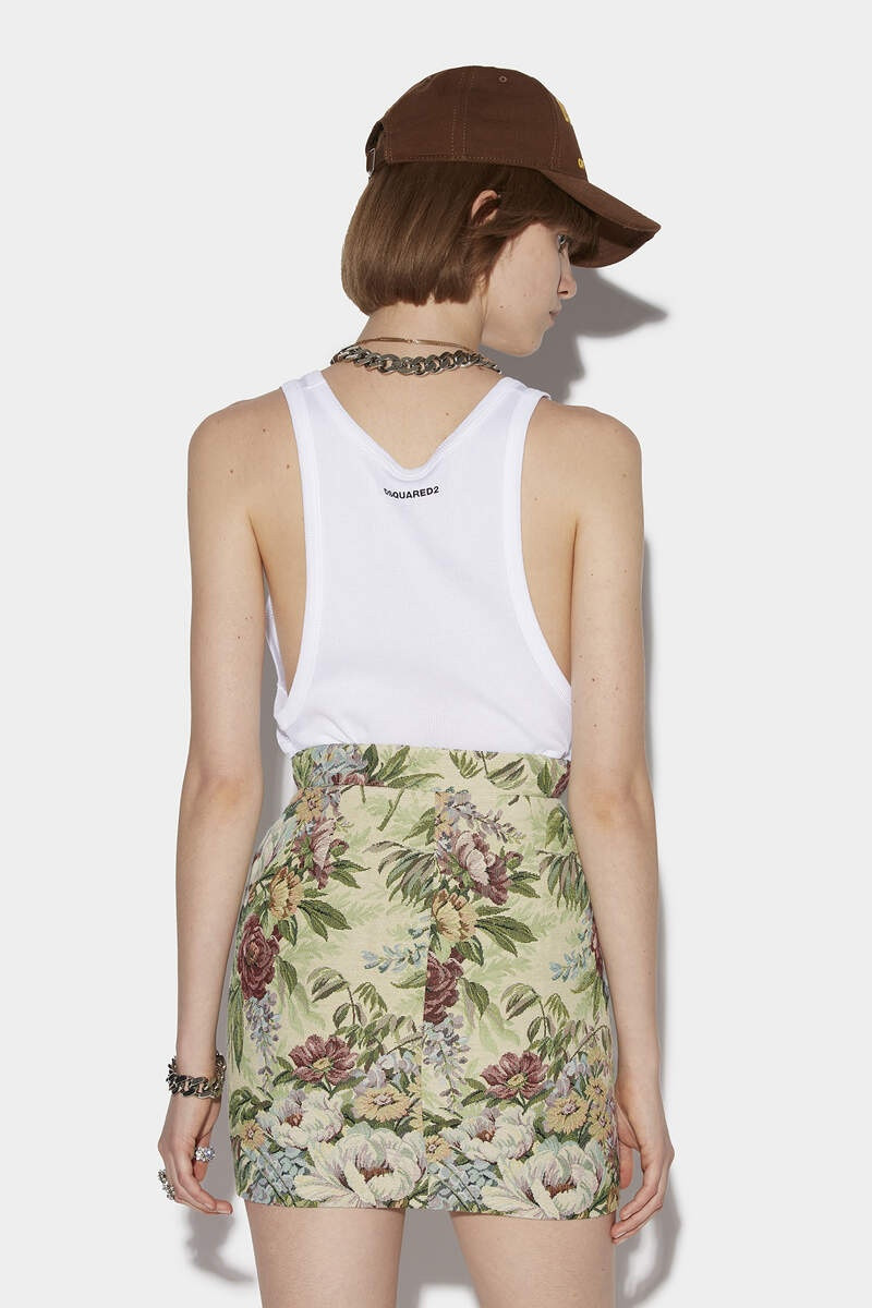 DSQUARED2 ZIP & BUTTON MINI SKIRT outlook