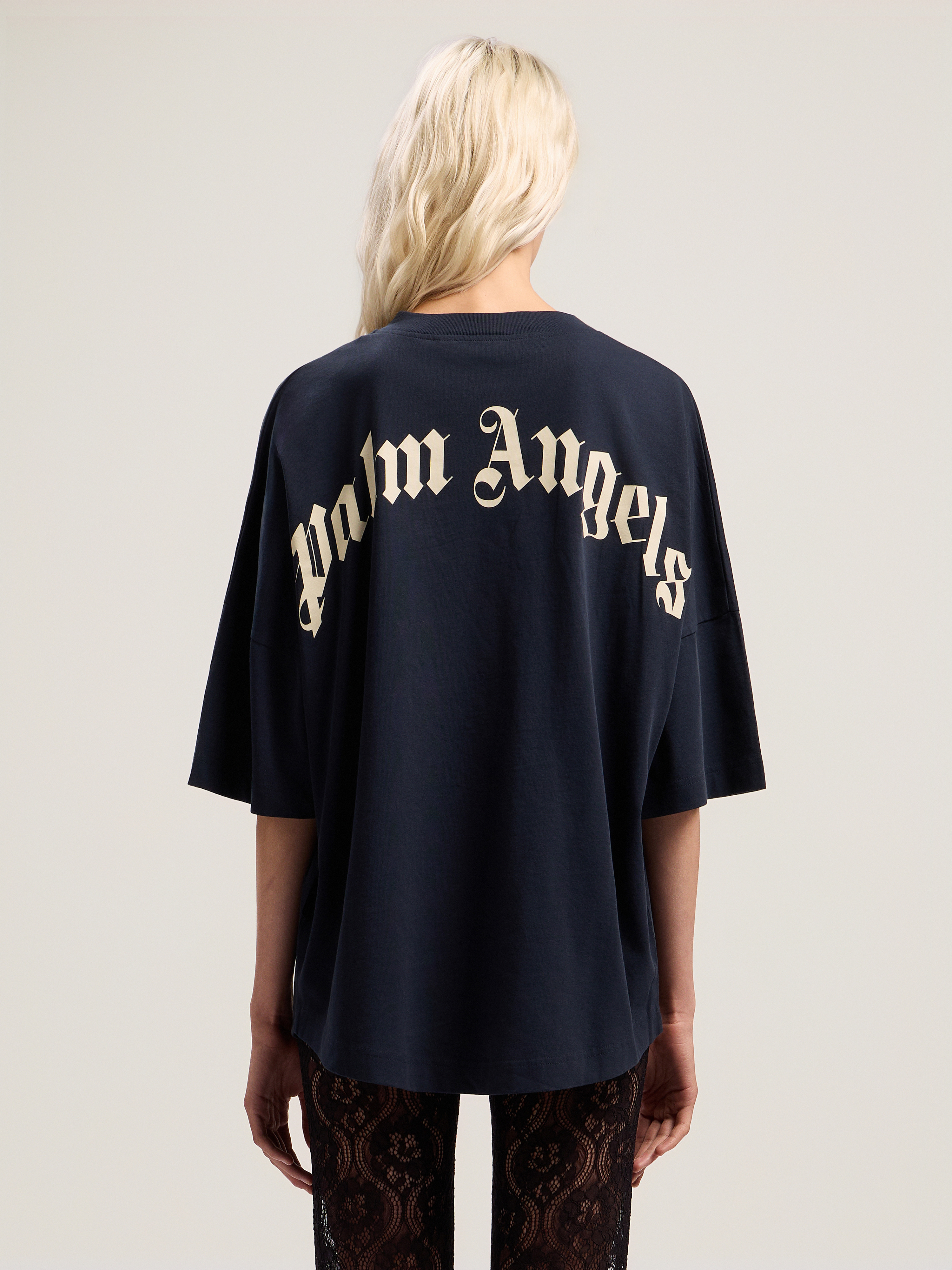 Curved Logo Collar Over Tee - 4
