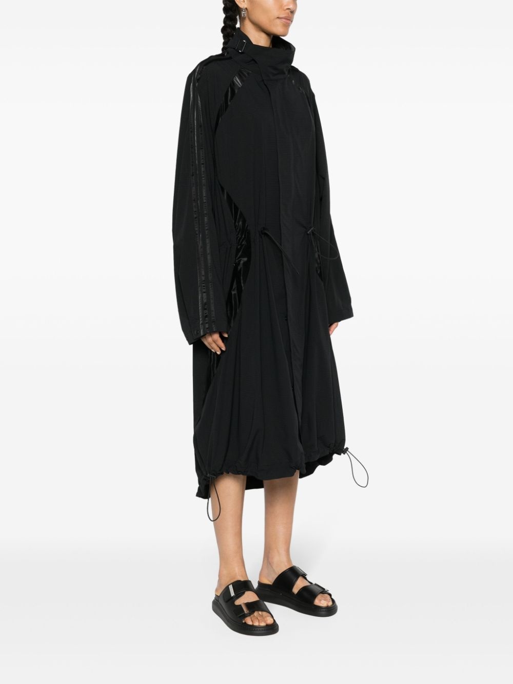 3-stripes ripstop rain coat - 3