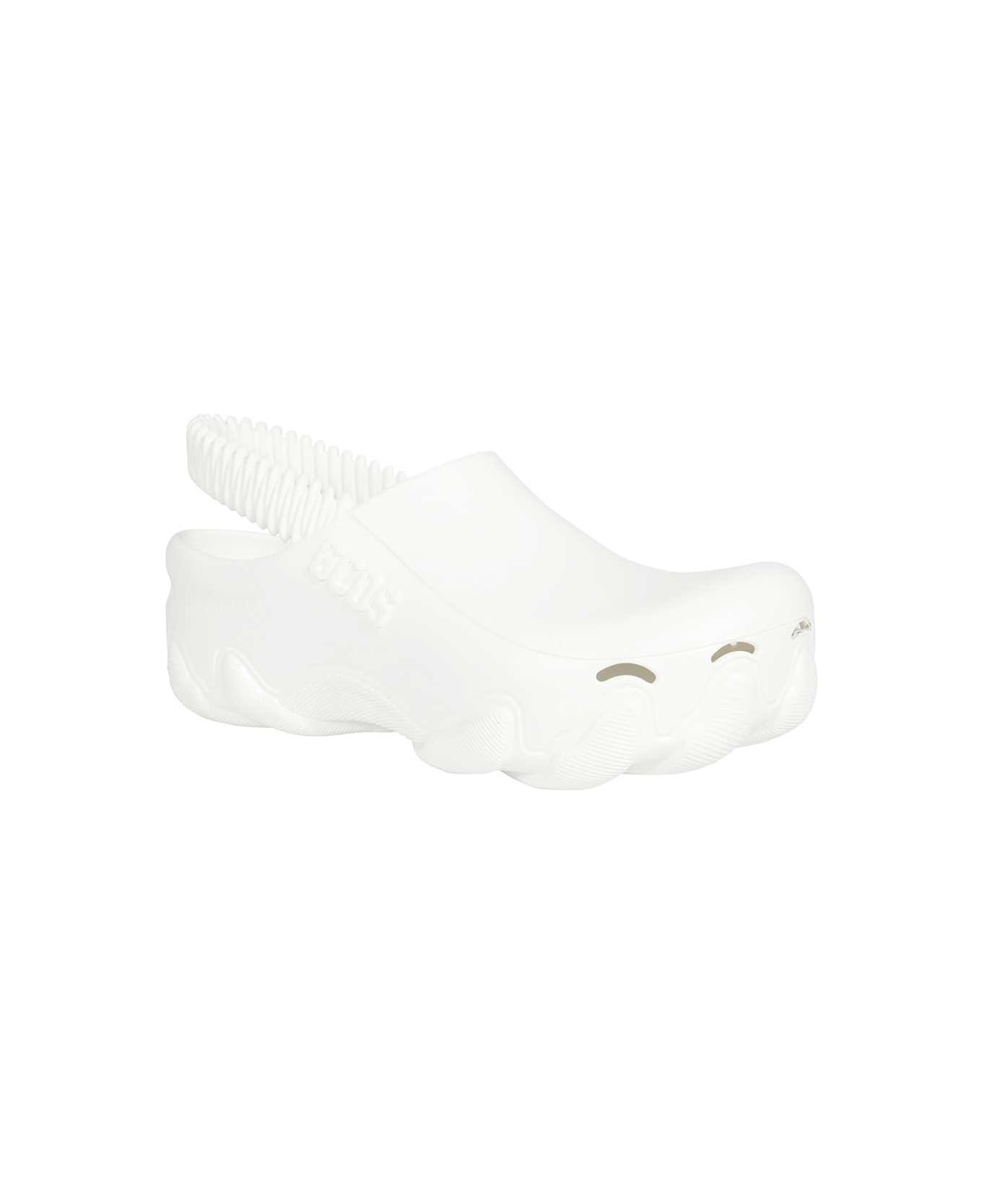 Ibex Logo Detail Rubber Mules - 2