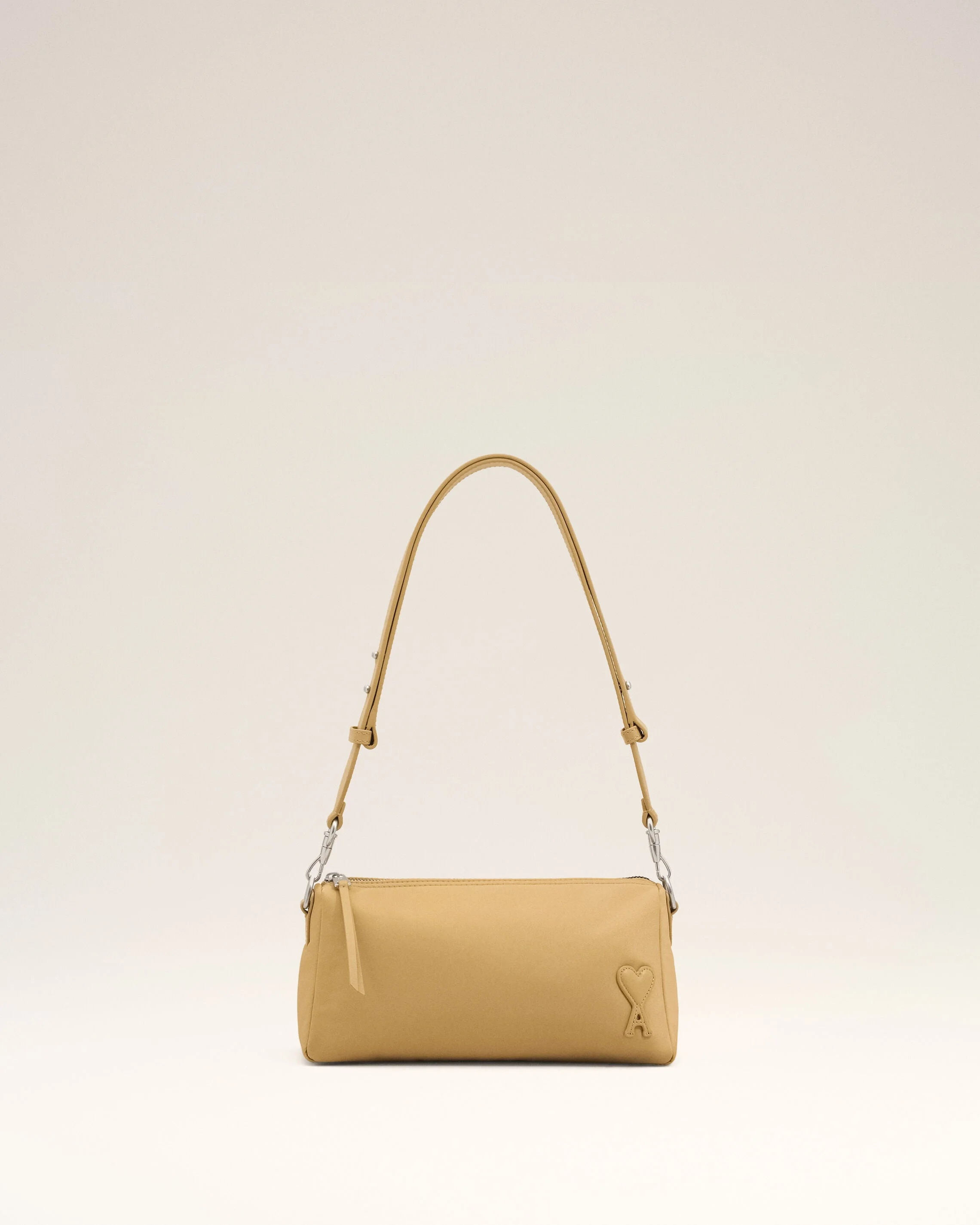 BEIGE NYLON MARCEL BAG - 1