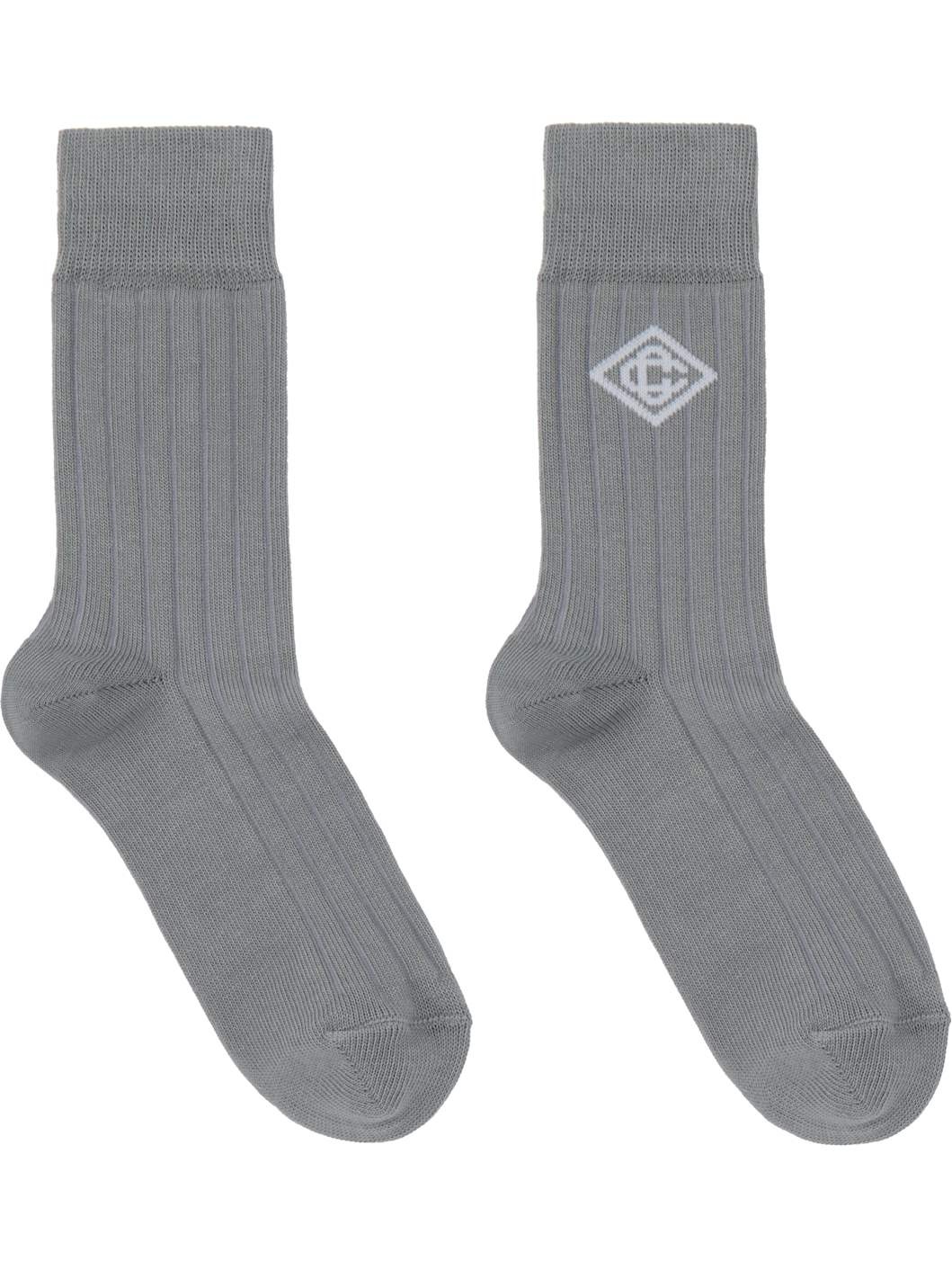 Gray Dress Socks - 2