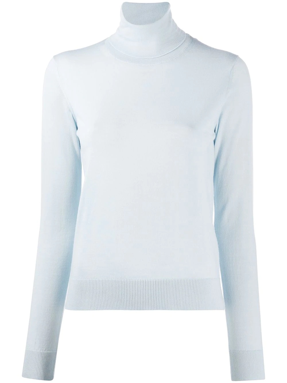 roll-neck logo-embroidered jumper - 1