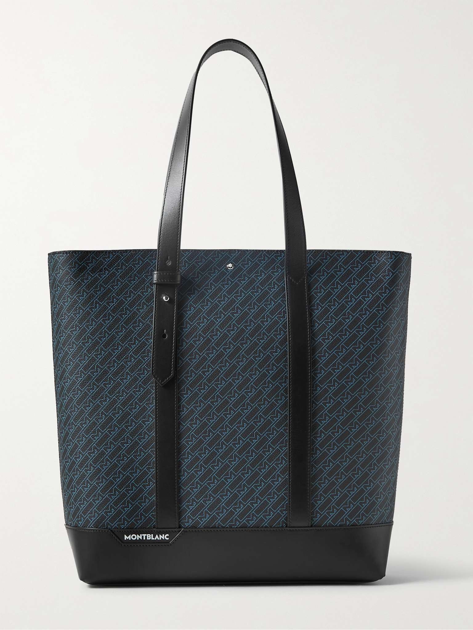 M_Gram 4810 Logo-Print Coated-Canvas and Leather Tote Bag - 1