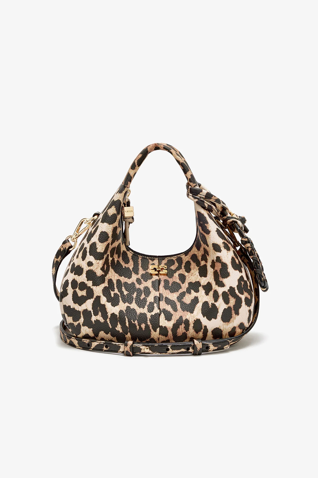 MINI HOBO GRAINED IN LEOPARD - 1