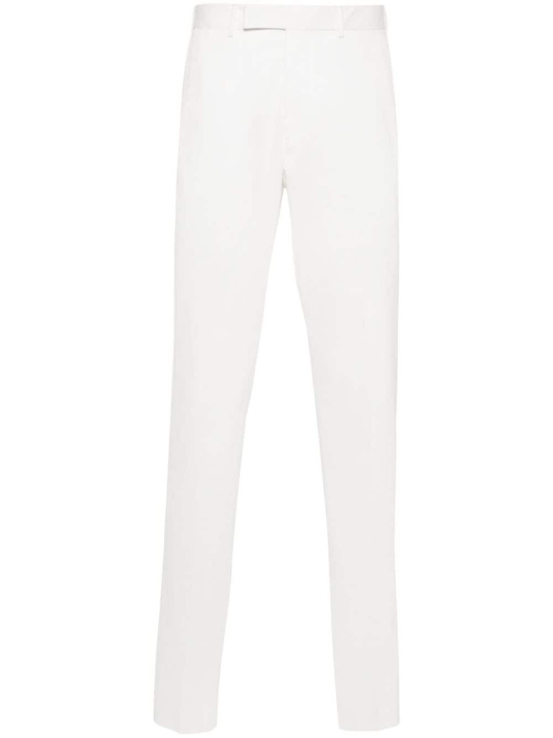 twill stretch-cotton trousers 1
