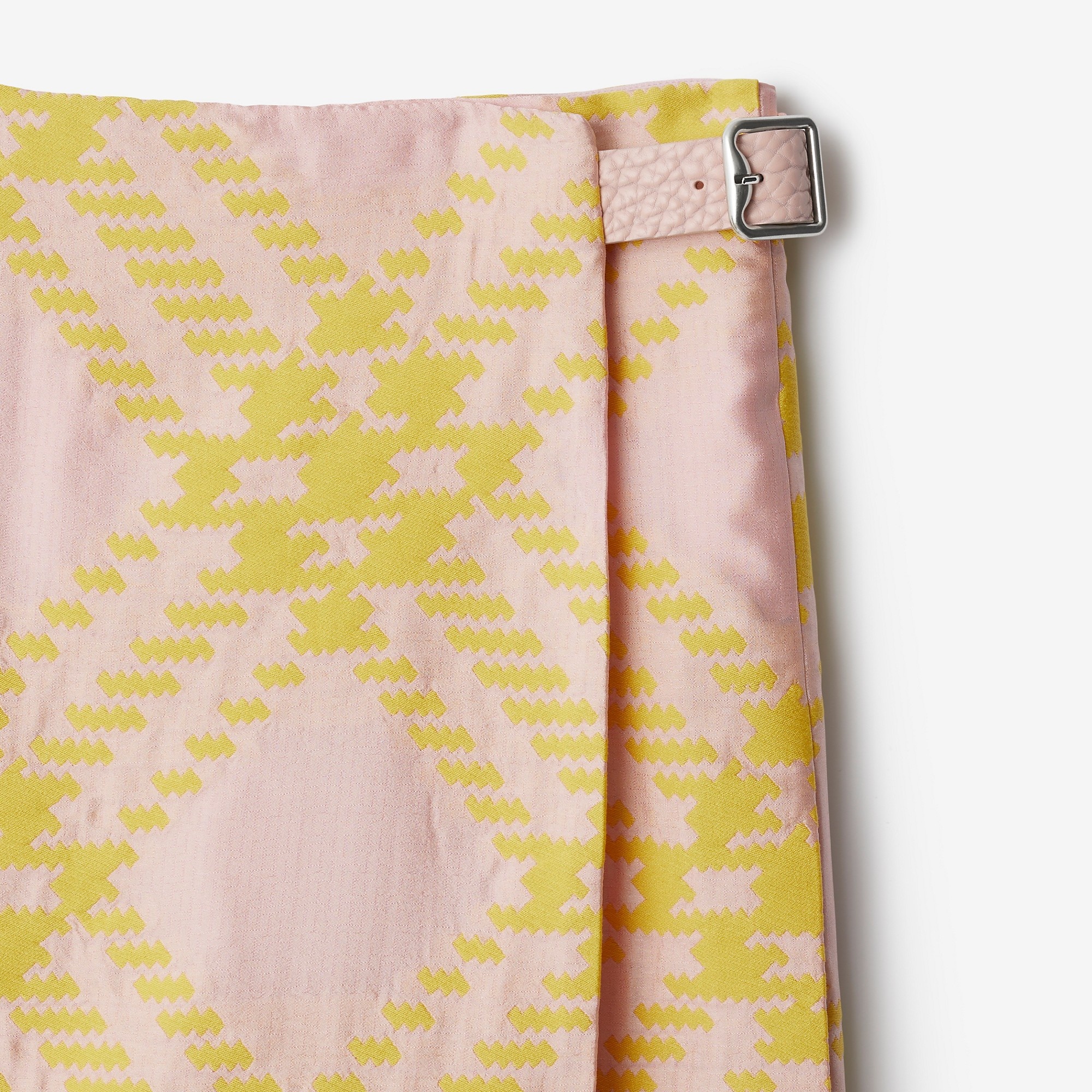 Check Cotton Silk Blend Kilt - 6