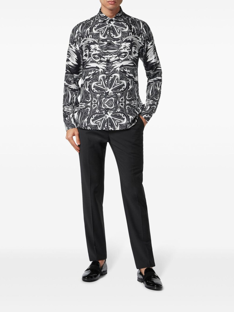 PHILIPP PLEIN Dandy Lion Circus silk shirt outlook