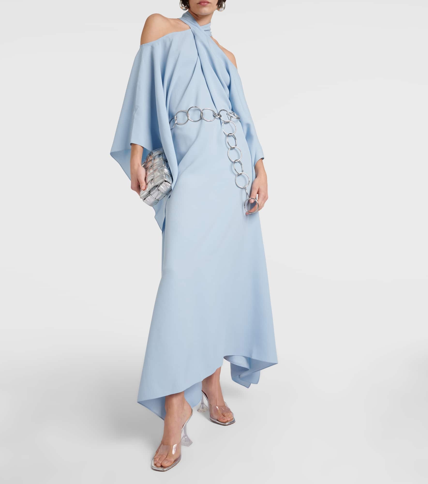 Mambo halterneck crêpe kaftan - 2