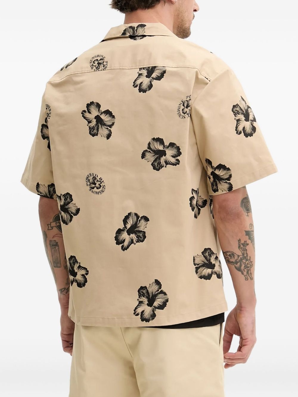 floral-print camp-collar shirt - 2