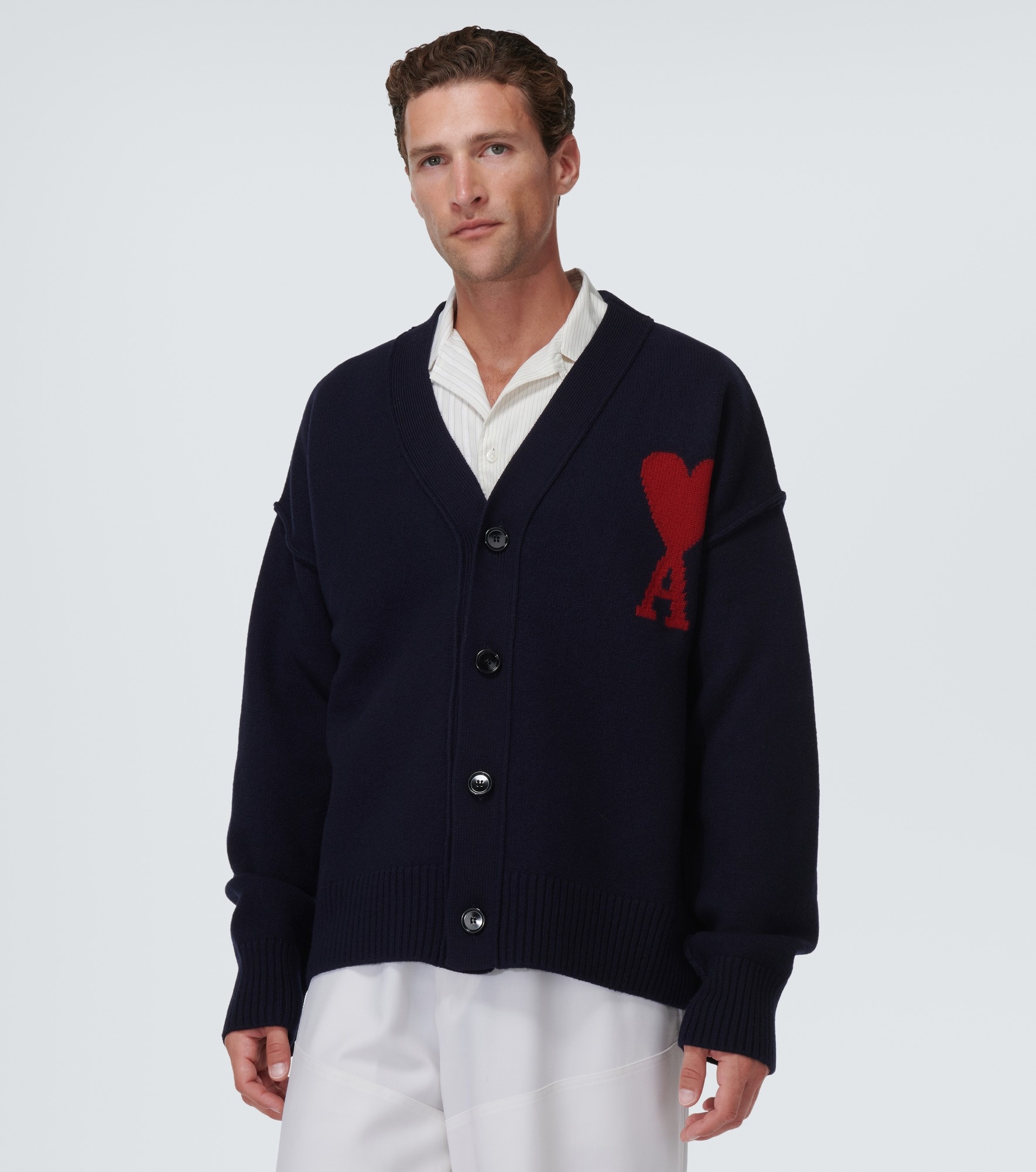 Ami de Cœur virgin wool cardigan - 3