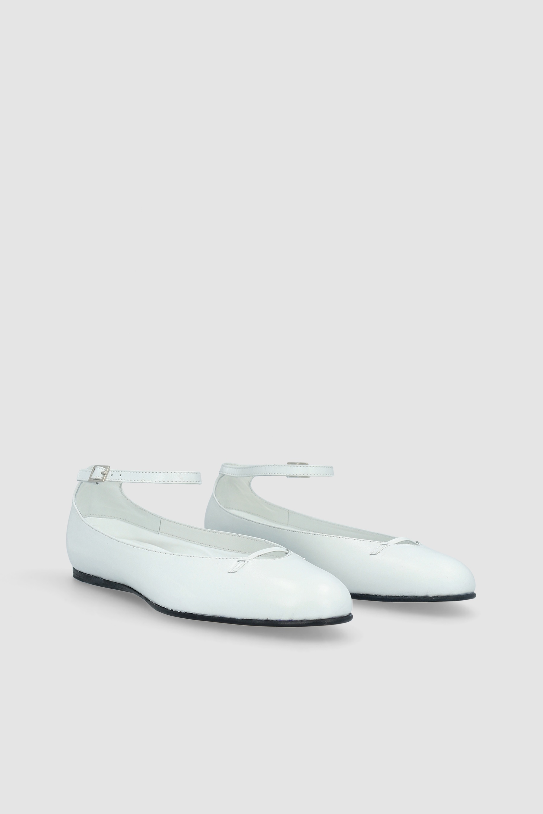 Margot Burrata Creased Calf Leather Flat - 2