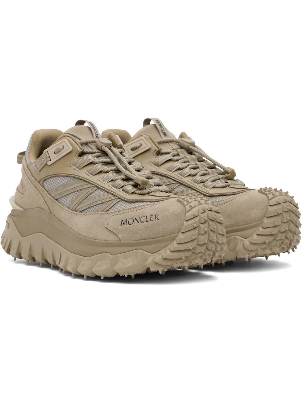 Khaki Trailgrip Low Top Sneakers - 4