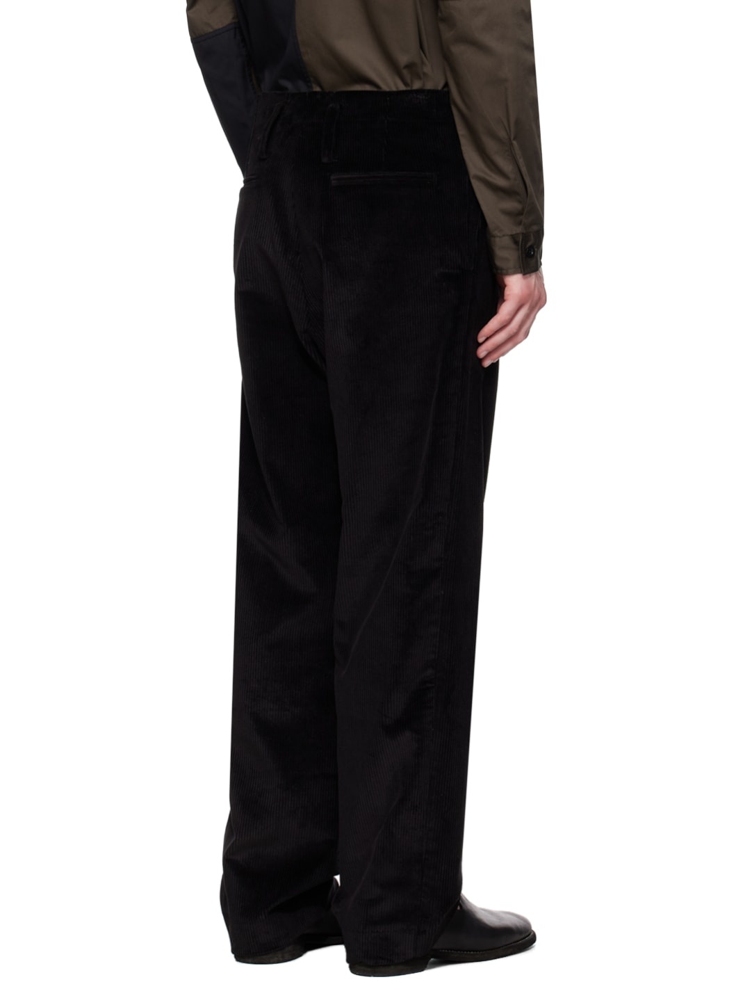 Black Four-Pocket Trousers - 3