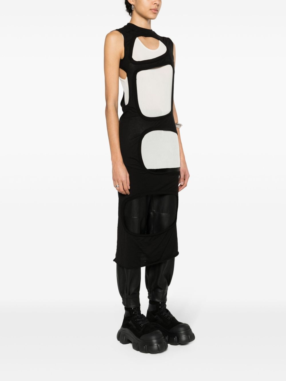 Membrane cut-out maxi dress - 3