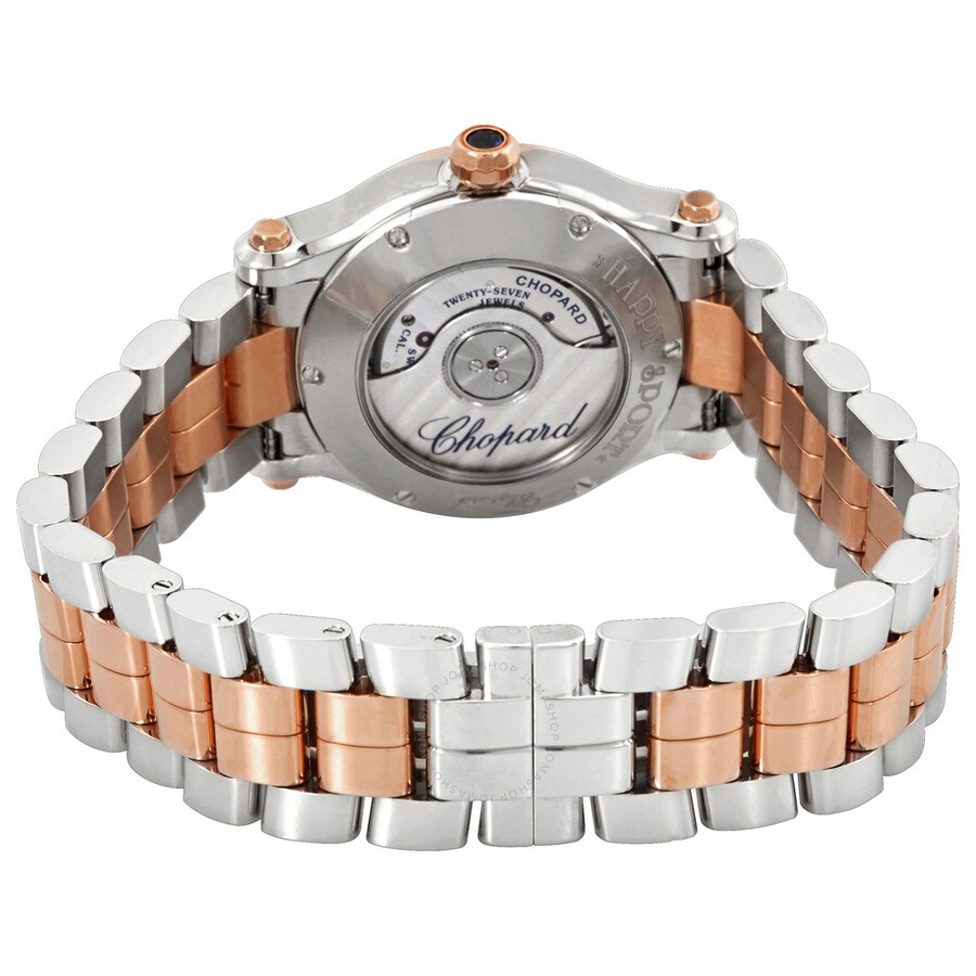 Chopard Happy Sport Automatic Diamond Mother of Pear Dial Ladies Watch 278573-6021 - 3