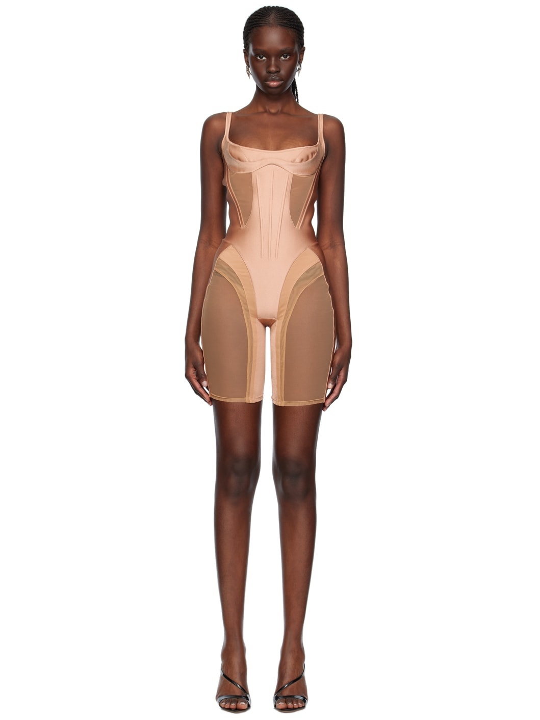 Tan Bicycle Jumpsuit - 1