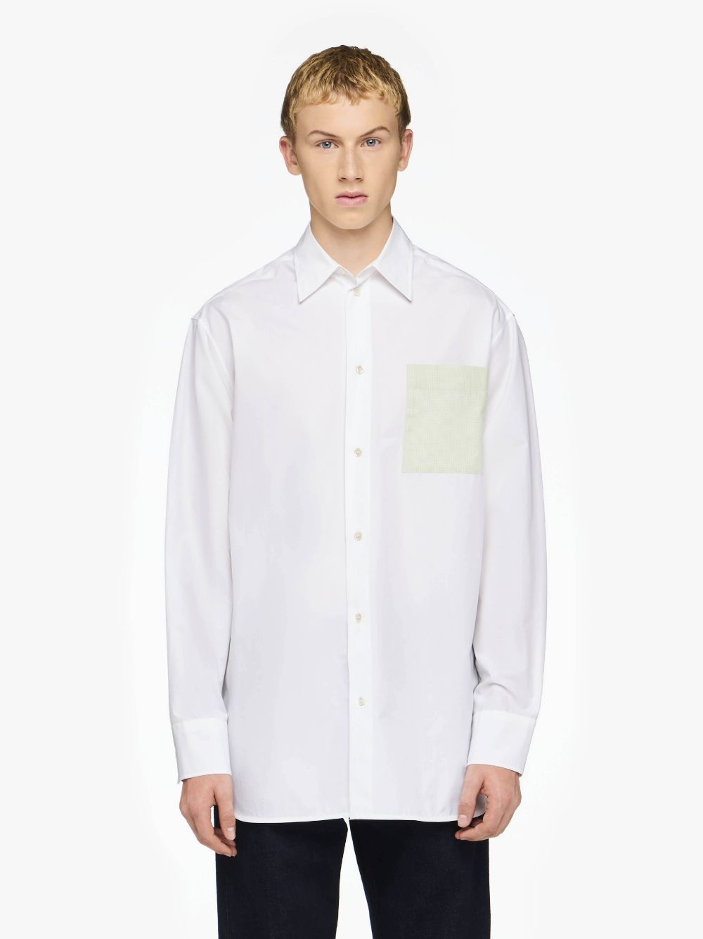 CONTRAST PATCH POCKET SHIRT - 2