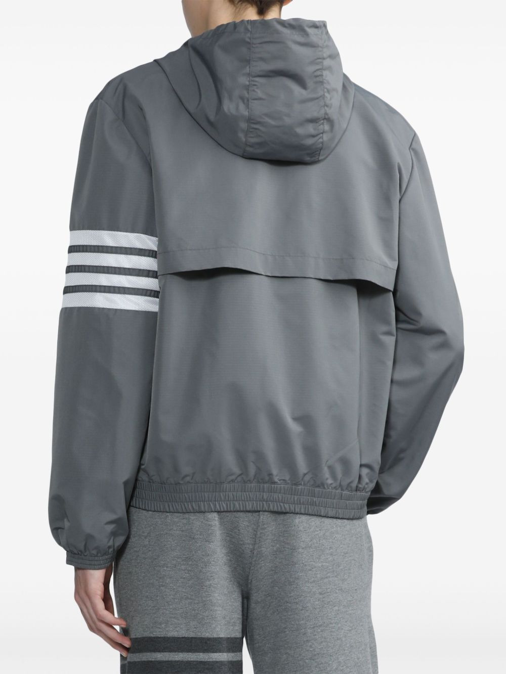 4-Bar stripe hooded jacket - 4