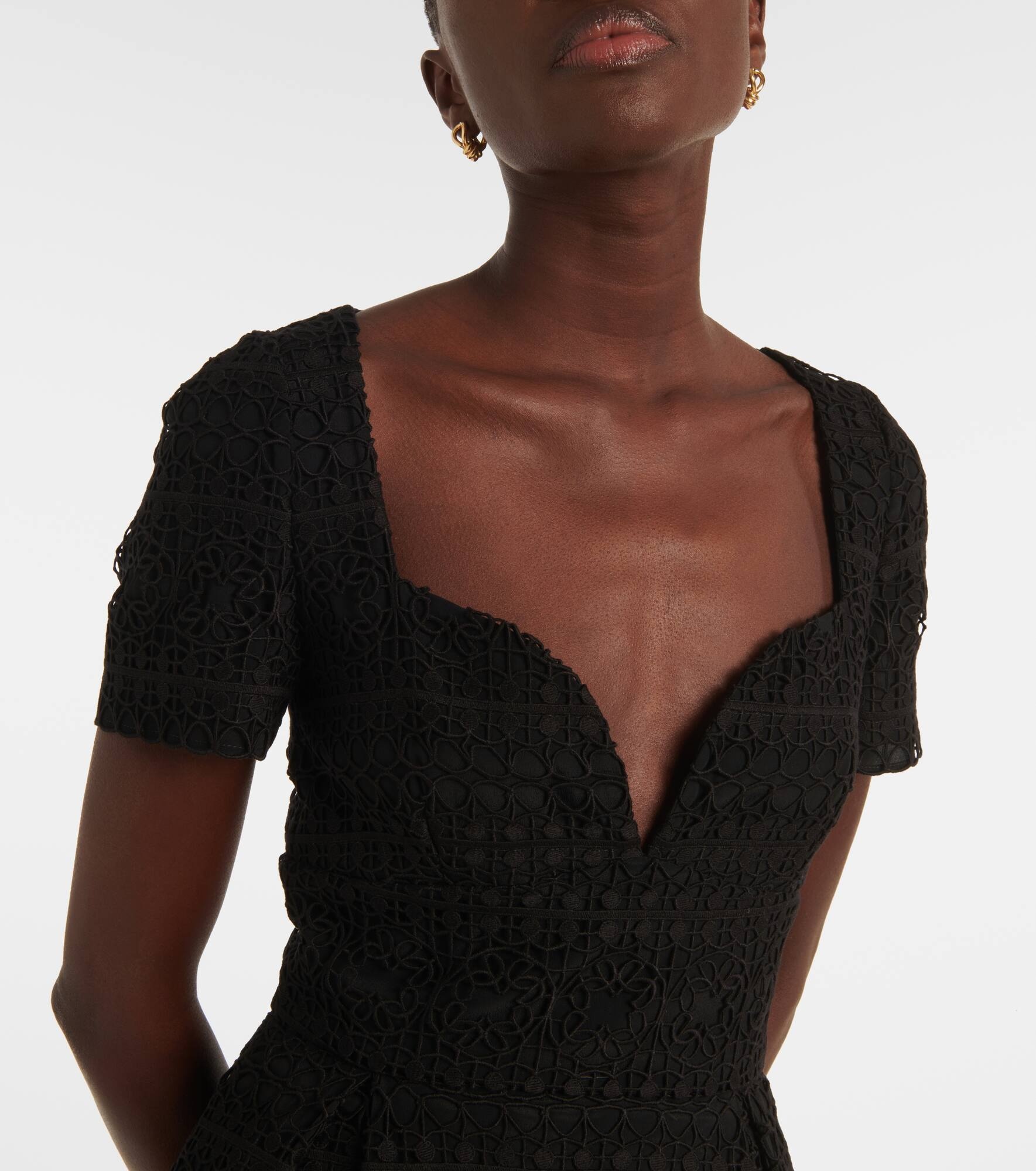 Macramé midi dress - 4
