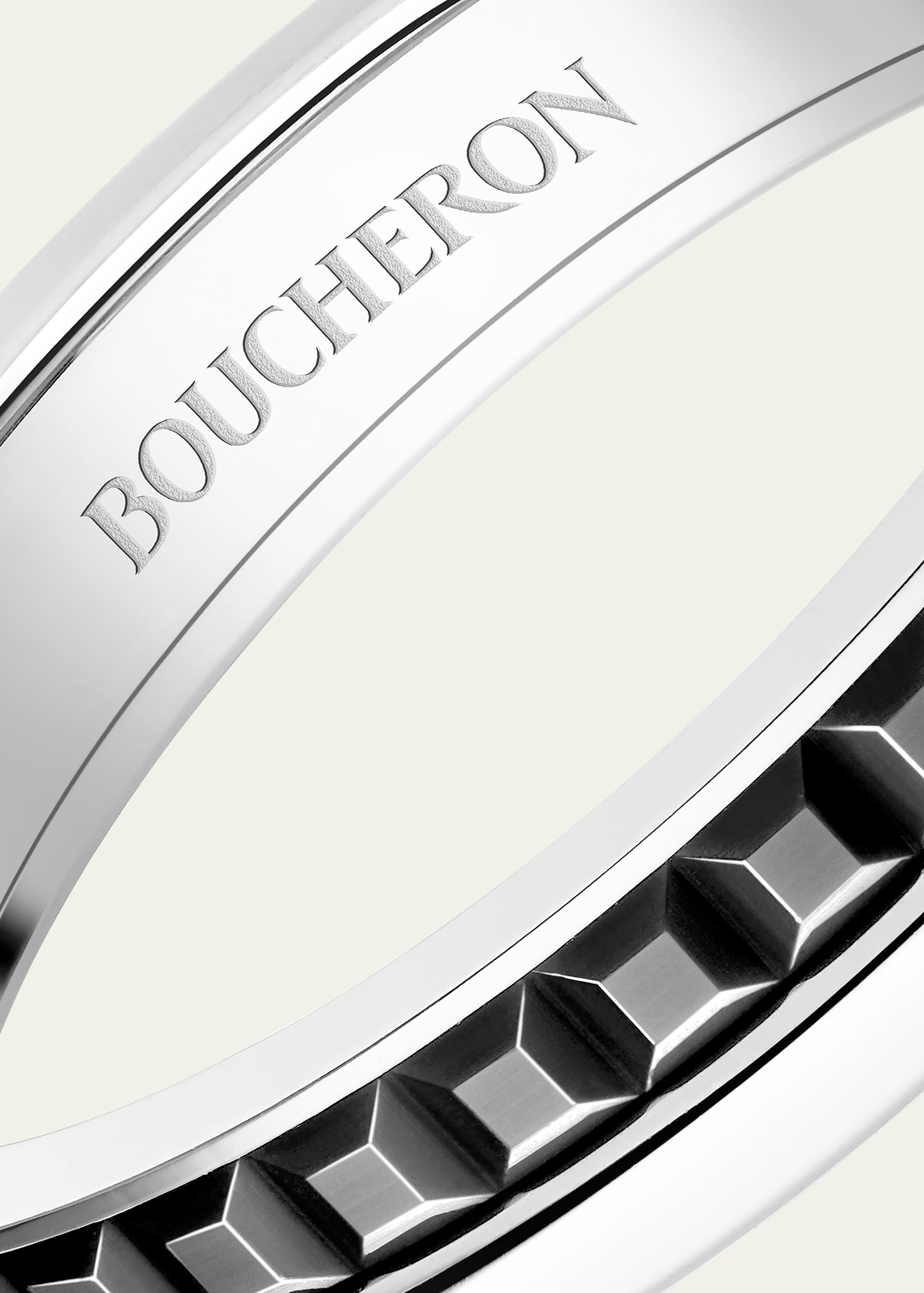 Black and White Gold Quatre Follies Band - 4
